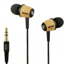 Betron W-68 Wooden Earphones