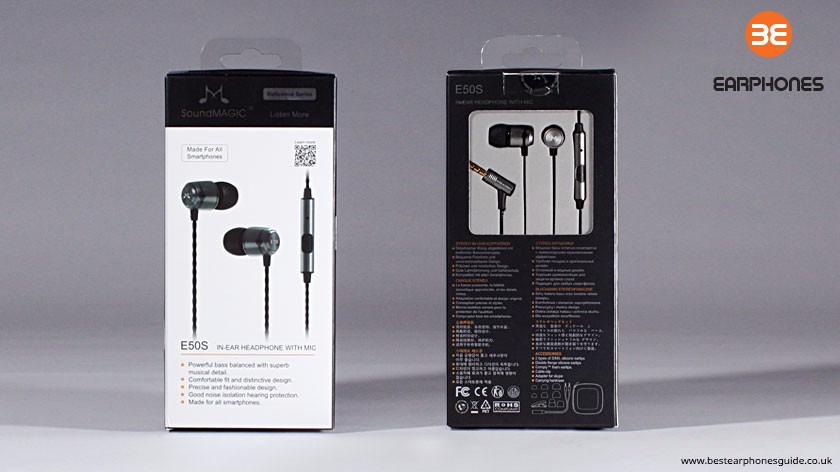 SoundMAGIC E50 Earphones Packaging